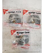 3 Qty Petra Range Cords 90-1052 | 5&#39; | 40A (3 Qty) - $842.37 MXN