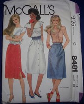 McCall’s Misses’ Skirts Size 14 #8481 - $5.99