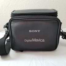 Sony Mavica Digital Camera Case Black Genuine/OEM Leather Nylon - £26.78 GBP