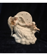 Vintage Porcelain Angel And Cherub Nightlight - $30.00