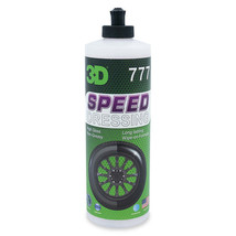 3D SPEED TIRE DRESSING-16oz/437ml-High Gloss Non-Greasy Water Based Spor... - £14.98 GBP