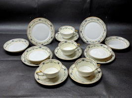 Vintage Heinrich &amp; Co 16 Piece Tea / Snack Set - Pattern HC86 H&amp;C Selb, Bavaria - £42.56 GBP