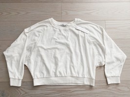 Young Fabulous &amp; Broke YFB Terry Dolman Sleeve Sweatshirt White ( L )  - $80.16