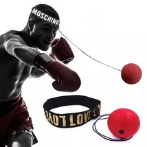 Boxing Speed Ball Head-mounted Punch Ball MMA Training Hand Eye Reaction... - $9.65