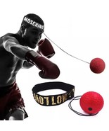 Boxing Speed Ball Head-mounted Punch Ball MMA Training Hand Eye Reaction... - £7.55 GBP
