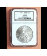2004 P NGC MS70 THOMAS EDISON COMMEMORATIVE SILVER DOLLAR - $97.95