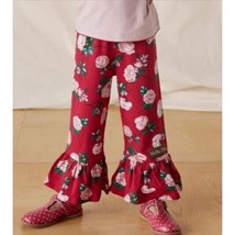 Matilda Jane Girls Heart to Heart Rosebud Floral Large Ruffles Pants NWT 10 - £30.19 GBP