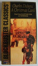 A Christmas Carol Charles Dickens VHS 1951 Alastair Sim Scrooge NEW SEALED Rare - £15.50 GBP