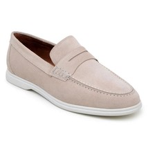 Belvedere Men's Walking Shoes Penny Loafer Niko  Sand Suede Leather image 3
