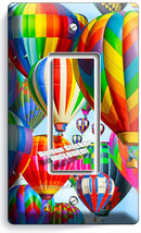 VIBRANT HOT AIR BALLOONS SINGLE GFCI LIGHT SWITCH PLATE HOME TRAVEL OFFI... - $8.99