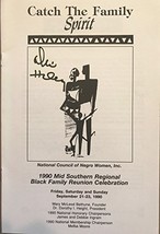 Alex Haley (d. 1992) Signed Autographed 1990 Black Family Reunion Program - COA  - £39.13 GBP