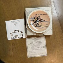 Normam Rockwell Plate Die Walk Am Rhein Rockwell On Tour Newell Pottery ... - $353.22 MXN