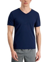 Id Ideology Birdseye Mesh V-Neck T-Shirt, Color: Indigo Sea, Size: Small - $17.59