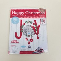 Happy Christmas Counted Cross Stitch Card Kit World Of Cross Stitching 2... - $9.90