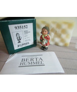 GOEBEL BERTA HUMMELL #935152 HOLIDAY TAMBOURINE ORNAMENT 3&quot;  MIB  - $14.80