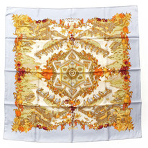 Hermes Scarf Au Pays De Cocagne By Zoé Pauwels Silk 90CM White Carre Scarf - $247.38