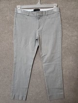 Banana Republic Sloan Fit Ankle Dress Pants Womens 6 Gray Stretch - $34.52