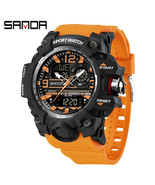 Men Quartz Watch Wristwatch LED Light Digital 50M Shockproof Waterproof ... - $51.84 CAD