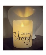 Flickering flameless wax candles.  Batteries included - $277.13 MXN