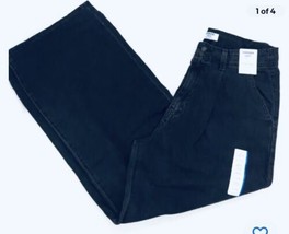 Denize Womens Black Loose Taper Lightweight Fabric Size 6/W28 Jeans - $38.49