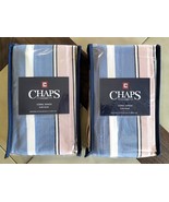 Lot (2) Ralph Lauren CHAPS Home CORAL SANDS 100% Cotton Euro Shams, 26&quot; ... - €40,27 EUR
