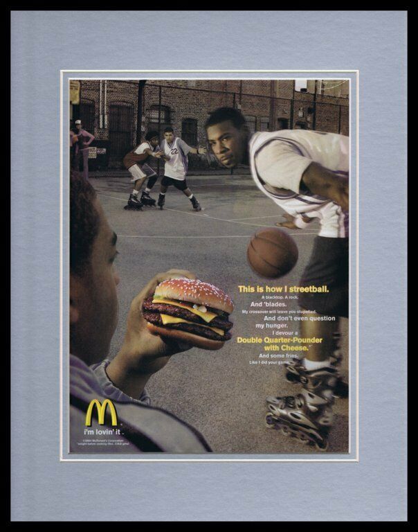 2004 McDonald's Double Quarter Pounder Framed 11x14 ORIGINAL Advertisement - £27.08 GBP