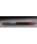 Vintage SHEAFFER 304 Nib Fountain Pen Translucent RED &amp; CHROME 5 1/4&quot; - £14.57 GBP