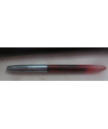 Vintage SHEAFFER 304 Nib Fountain Pen Translucent RED &amp; CHROME 5 1/4&quot; - $18.53