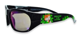 MINECRAFT CREEPER &amp; STEVE Kids Sunglasses 100% UV Shatter Resistant NWT ... - $8.99