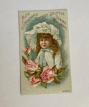 Little Girl Buy A Standard Rotary Shuttle Sewing Machine Trade Card - £15.41 GBP