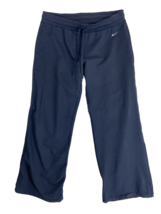 Nike Dri-Fit Youth Size L (12-14 Kids) Girls Athletic Activewear Navy Blue Pants - £9.10 GBP