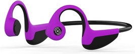 Bone Conduction Headphones Bluetooth 5.0 Open Ear Wireless Headset Pink Purple G - £71.84 GBP