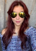 New Aviator Gold Green Pilot Mirrored Men&#39;s Women’s Sunglasses G - $9.99