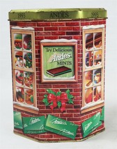 VINTAGE 1993 Andes Candies Chocolate Mints Tin Cannister  - £11.69 GBP