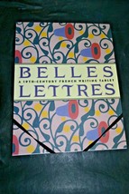 Vintage 19th century French Writing Tablet &quot;Belles Lettres&quot;  Note Pad - £23.28 GBP