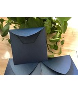 50pcs Pearl Navy Blue Custom envelopes,Matching Our laser cut wedding In... - $32.00