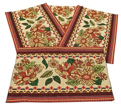 Kinara Sunflower Summer Spring Place Mats Set of 4 13x19 inches Hemmed - $12.86
