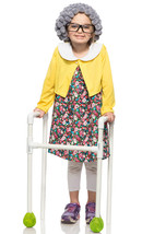 Grannie Grandma Old Lady Child Costume - $67.99