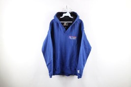Vintage 90s Starter Mens Medium Faded Spell Out New York Giants Football Hoodie - £70.04 GBP