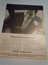 Vintage Look Magazine What Did He Ever See In Her Print Advertisement 1968 - €4,33 EUR