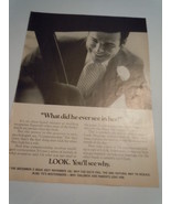 Vintage Look Magazine What Did He Ever See In Her Print Advertisement 1968 - $95.18 MXN