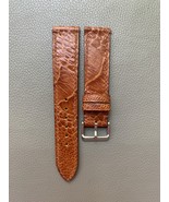 Brown Genuine Ostrich Leather Watch Strap Band Custom Size 16 17 18 19 2... - $901.00 MXN