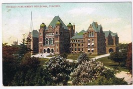 Ontario Postcard Toronto Parliament Building Glitter MacFarlane 1906 - £2.32 GBP