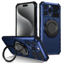 Generic Compatible for iPhone 17 Plus (Color: Blue) Magnetic Square Ring... - $47.20