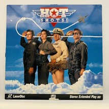 Hot Shots! Laserdisc Ld Movie Comedy Charlie Sheen, Lloyd Bridges, Great Cond. - £7.60 GBP