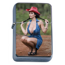 Pin Up Cowgirls D12 Flip Top Dual Torch Lighter Wind Resistant - $16.78