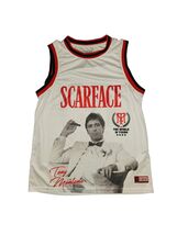 Scarface Tony Montana "The World Is Yours" White Basketball Jersey Adult... - $19.60
