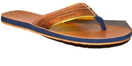 Tommy Hilfiger Brown Men&#39;s Casual Flip Flops Sandal Shoes Size US 12  EU 45 - £34.02 GBP