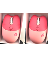 2x Wireless Compact Silent Mouse with Cute Cat Designs, 2.4GHz Plug and ... - $13.85