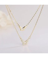 fashion necklace jewelry women 925 sterling silver butterfly necklace je... - £24.74 GBP